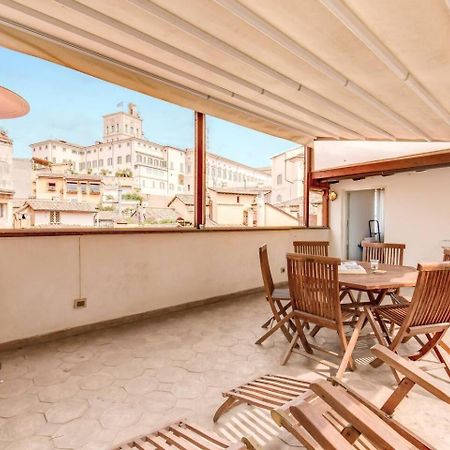Attic With Terrace By Trevi Fountain Apartment Rome Luaran gambar