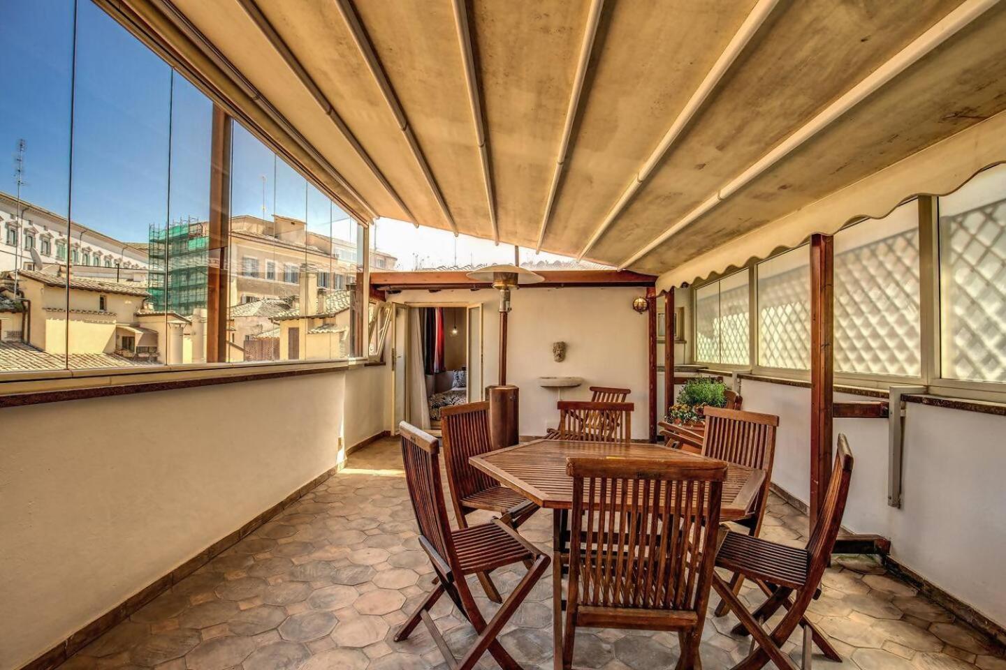 Attic With Terrace By Trevi Fountain Apartment Rome Luaran gambar