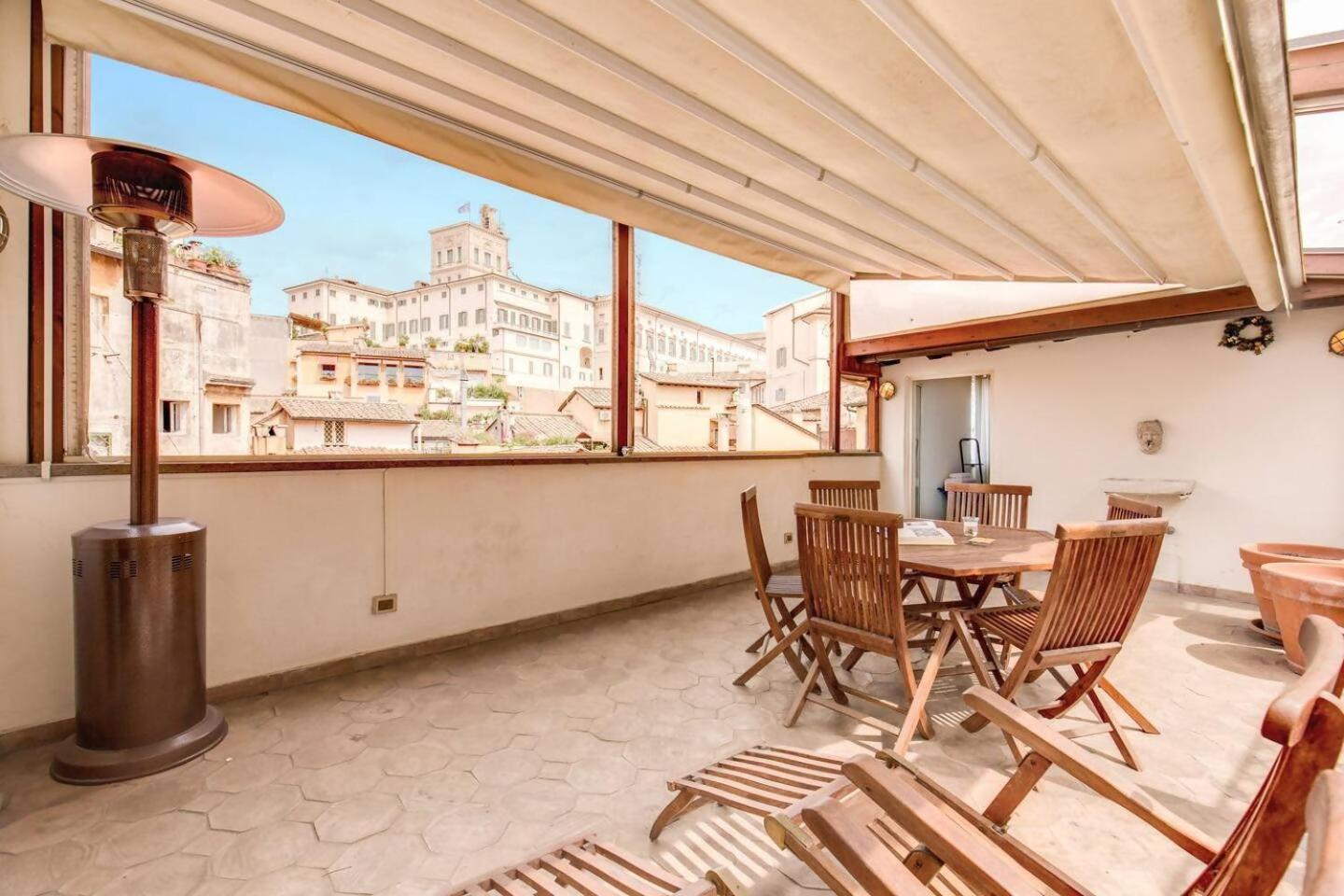 Attic With Terrace By Trevi Fountain Apartment Rome Luaran gambar